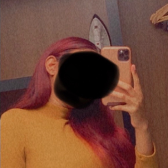 22 inch burgundy human hair wig - Picture 5 of 5